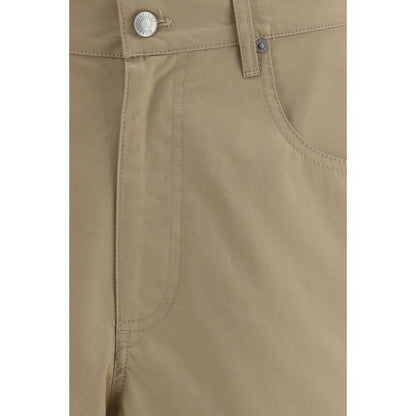 Pantalones cortos bermudas de algodón beige Moschino