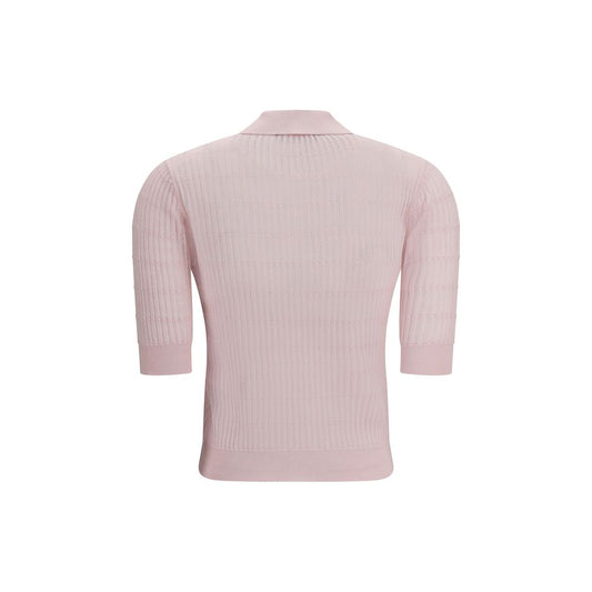 Camisa de manga corta de seda multicolor Max Mara