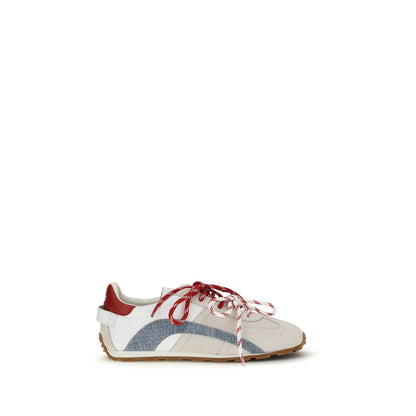 Zapatillas bajas de piel de becerro multicolor Bos Taurus Dsquared²