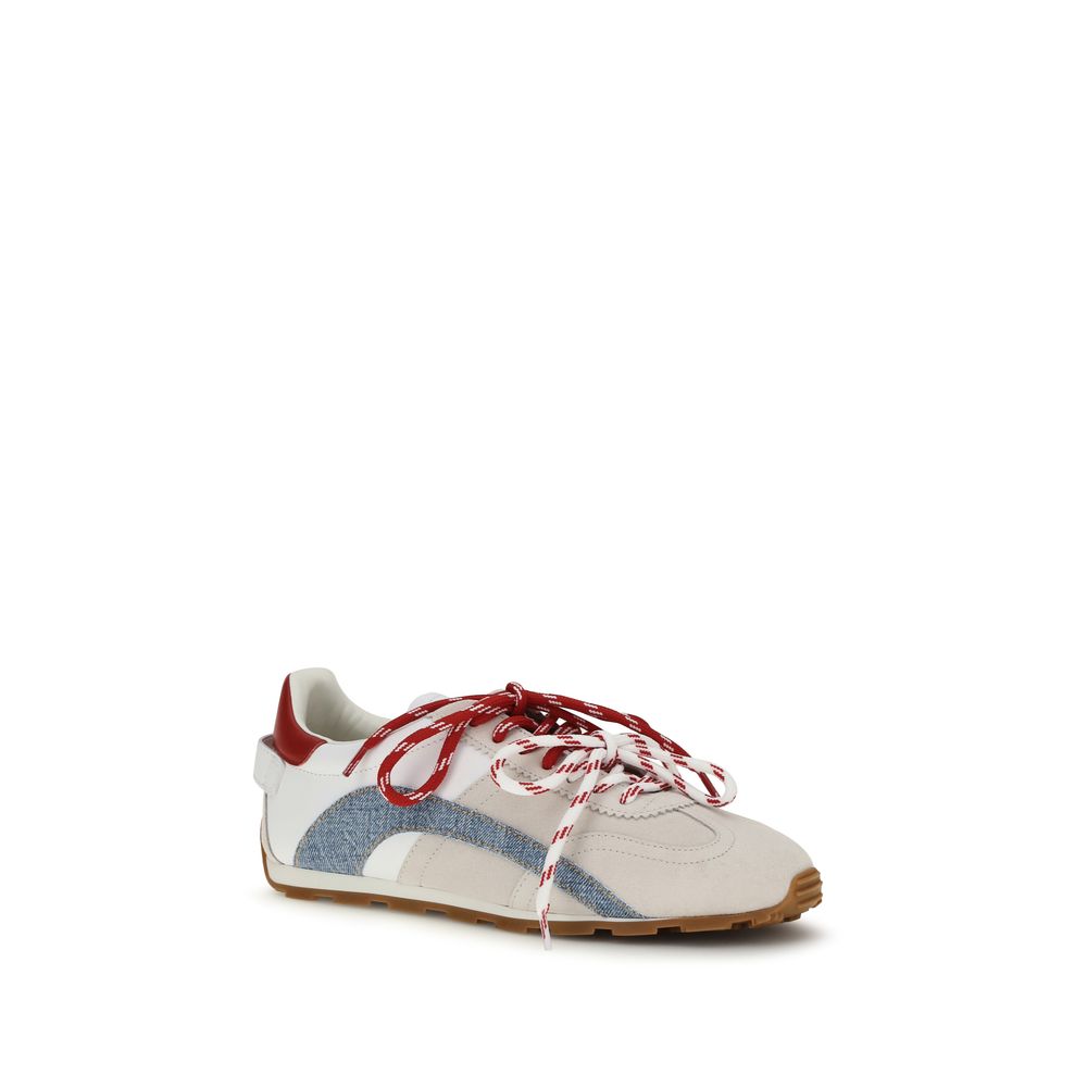 Zapatillas bajas de piel de becerro multicolor Bos Taurus Dsquared²
