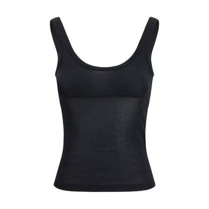 Camisa de viscosa negra Max Mara