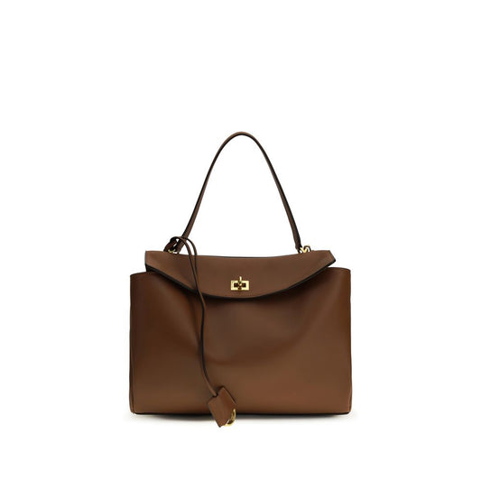 Bolso de hombro Balenciaga Bos Taurus de piel de becerro marrón