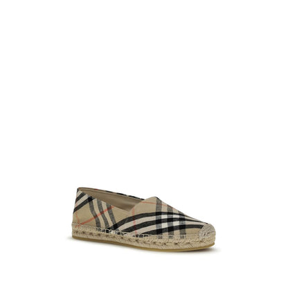 Espadrilles en coton multicolore à motif Mews Check Burberry