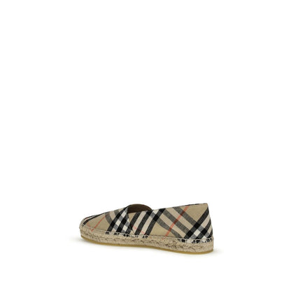 Espadrilles en coton multicolore à motif Mews Check Burberry