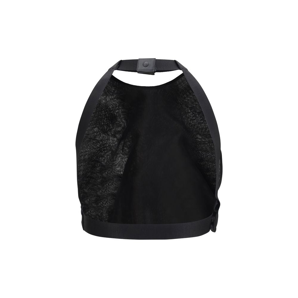 Camisa de seda negra estampada Max Mara