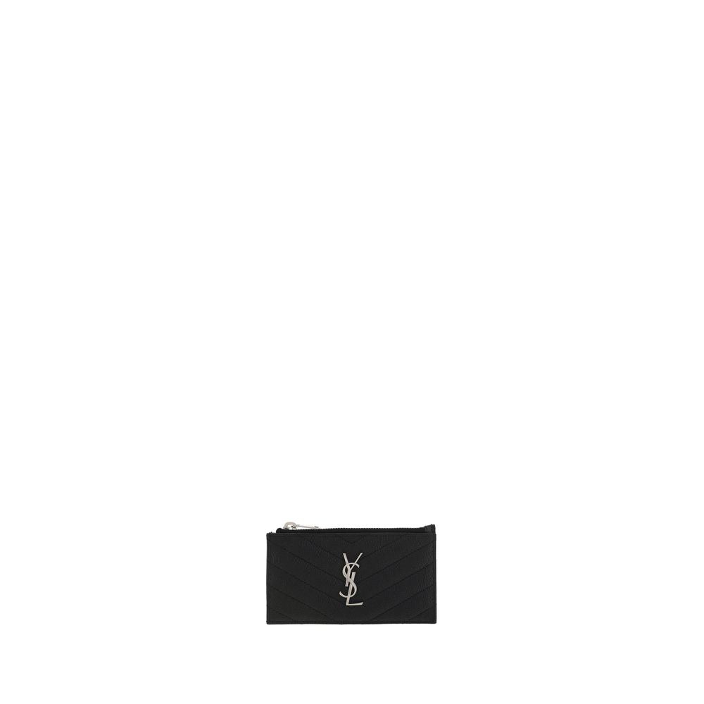 Cartera Saint Laurent De Piel De VacunoNegra Bos Taurus