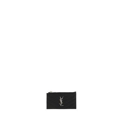 Cartera Saint Laurent De Piel De VacunoNegra Bos Taurus