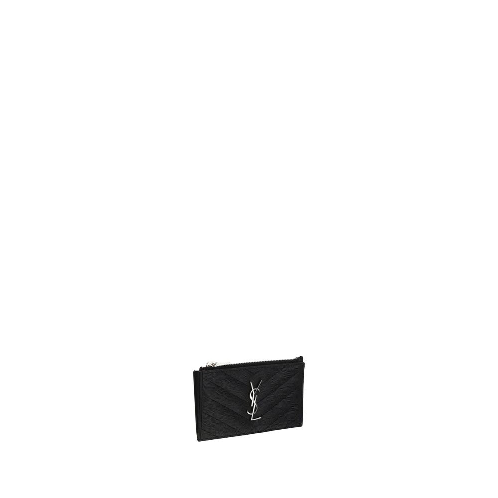 Cartera Saint Laurent De Piel De VacunoNegra Bos Taurus
