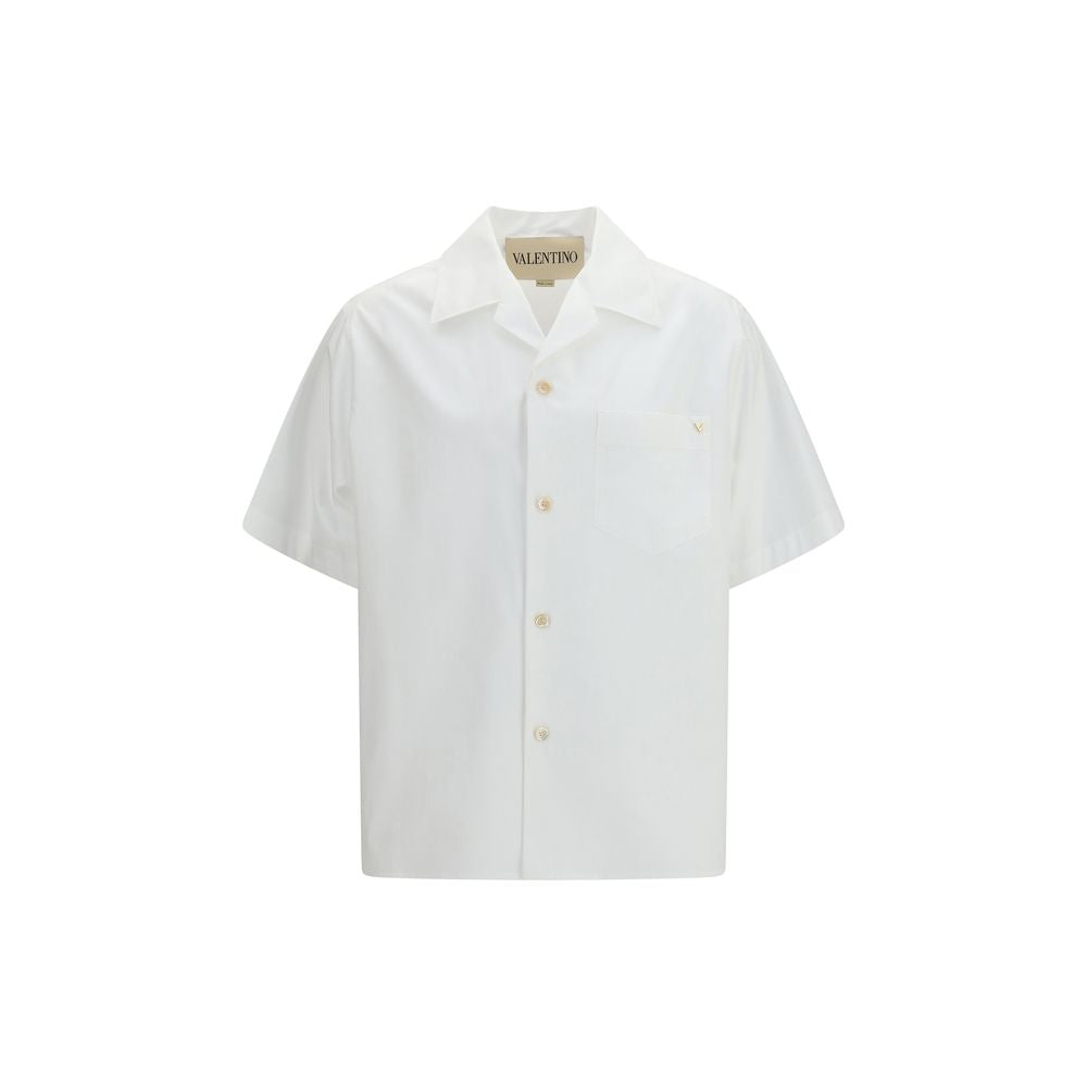 Camisa Blanca De Algodón De Gran Confort Valentino Garavani