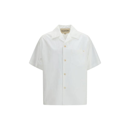 Camisa Blanca De Algodón De Gran Confort Valentino Garavani