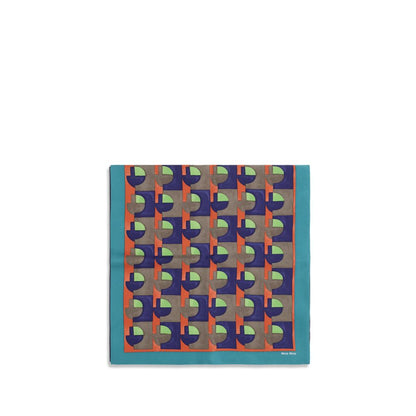 Pañuelo de seda multicolor Miu Miu