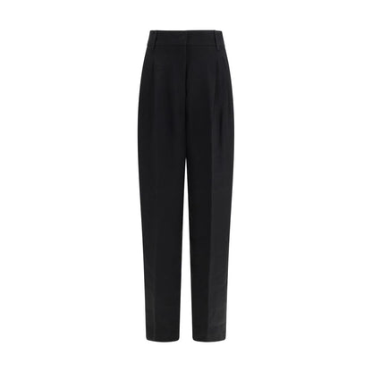 Pantalones de lino negros Max Mara