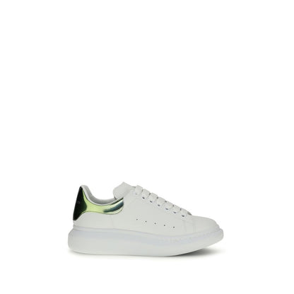 Zapatillas de plataforma de piel de becerro blanca Bos Taurus de Alexander McQueen