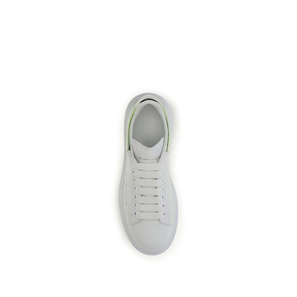 Zapatillas de plataforma de piel de becerro blanca Bos Taurus de Alexander McQueen