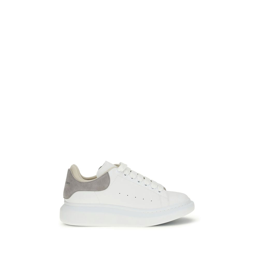 Alexander McQueen Baskets Chunky en Cuir de Veau Blanc Bos Taurus