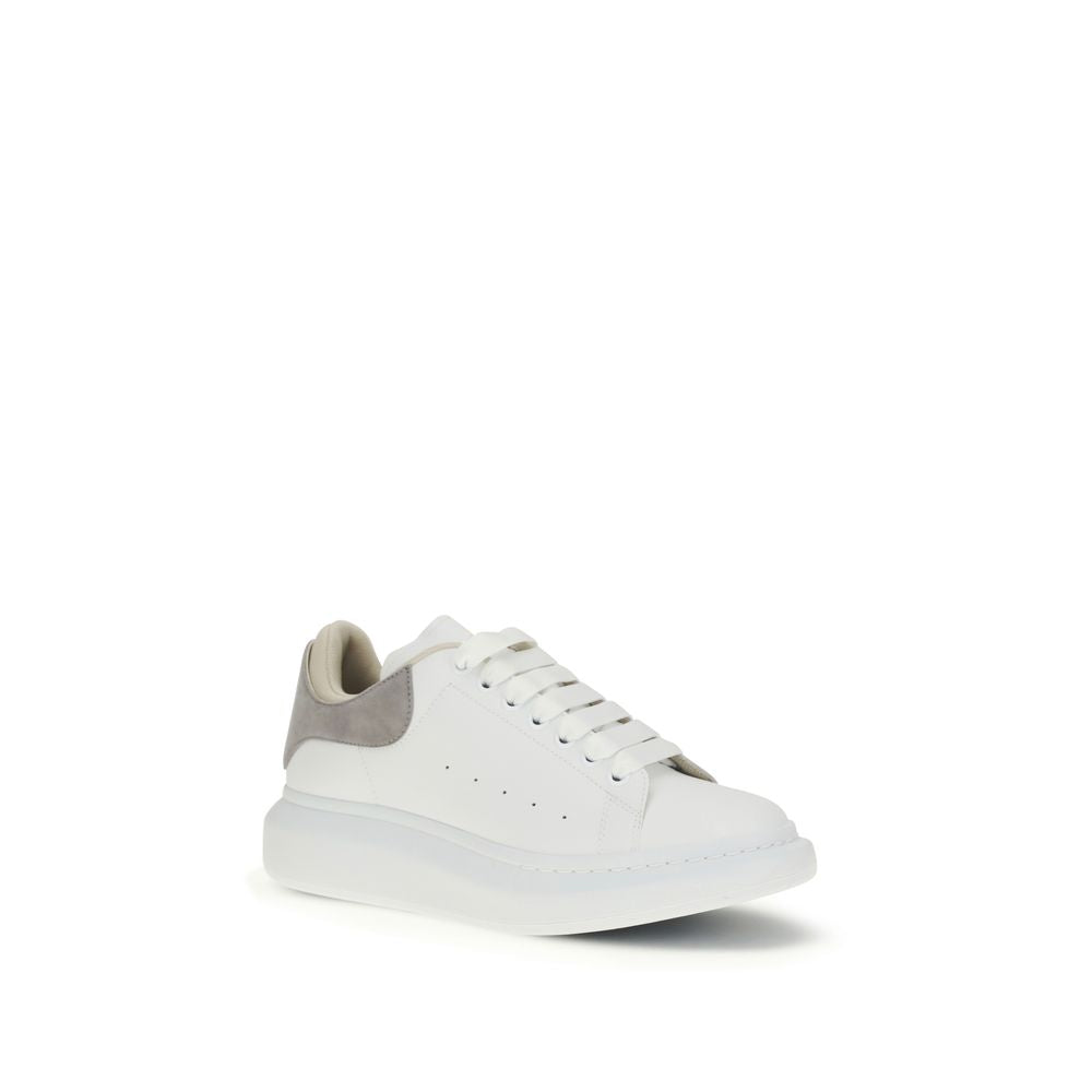 Alexander McQueen Baskets Chunky en Cuir de Veau Blanc Bos Taurus