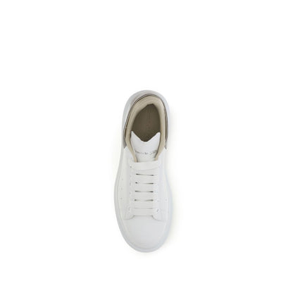 Alexander McQueen Baskets Chunky en Cuir de Veau Blanc Bos Taurus