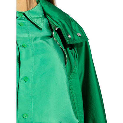 Parka Bottega Veneta bicolor de algodón