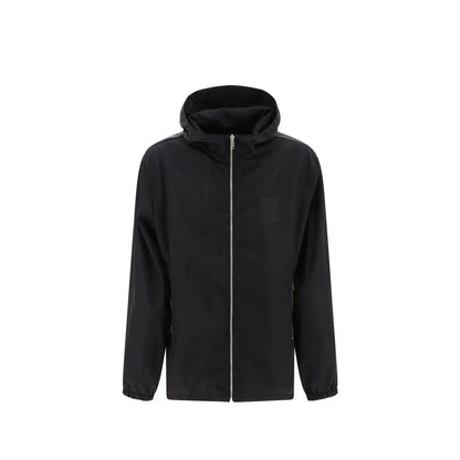 Givenchy Chaqueta Shell De Nylon Negra - Protección Exterior