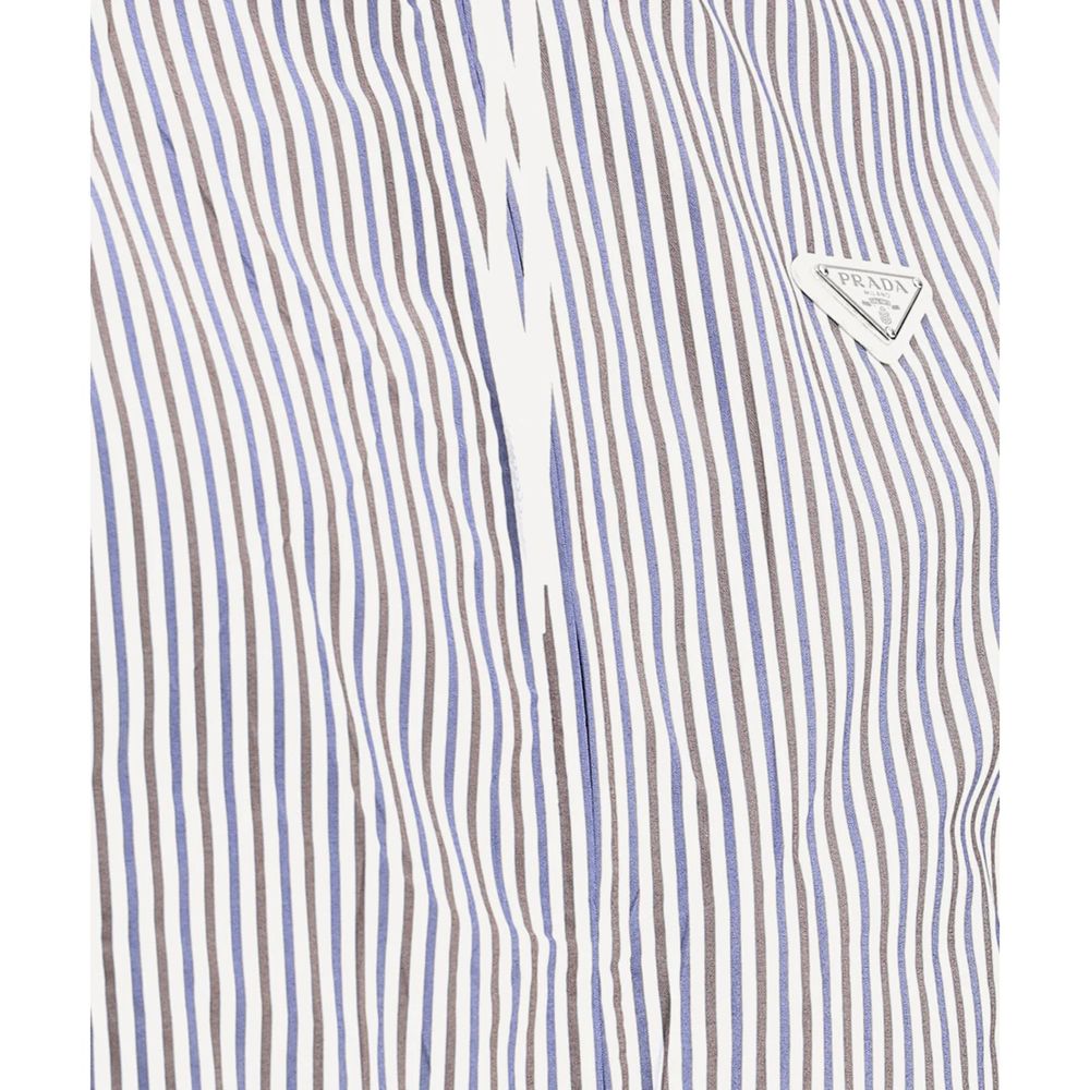 Prada Women's Blue Lightweight Polyamide Shell Jacket