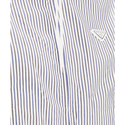 Prada Women's Blue Lightweight Polyamide Shell Jacket