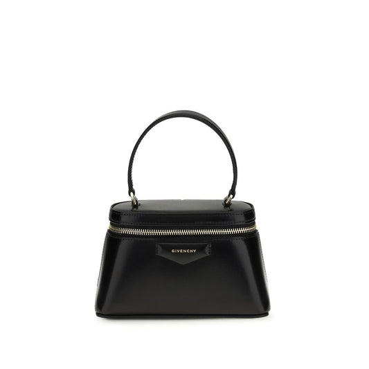 Bolso Negro De Cuero De Becerro Givenchy Bos Taurus