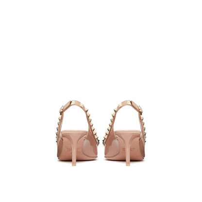 Valentino Garavani Beige Leather High Heel Pumps