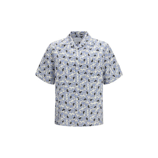 Camisa Prada de algodón con estampado multicolor