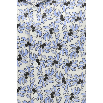 Camisa Prada de algodón con estampado multicolor