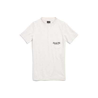 T-shirt Balenciaga en coton blanc - Coupe Classique