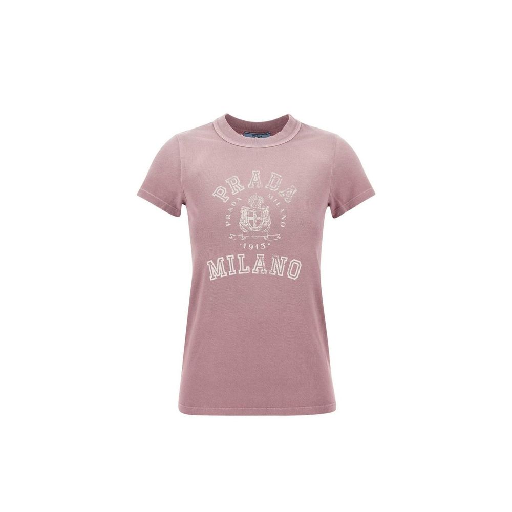 Camiseta Prada de algodón multicolor