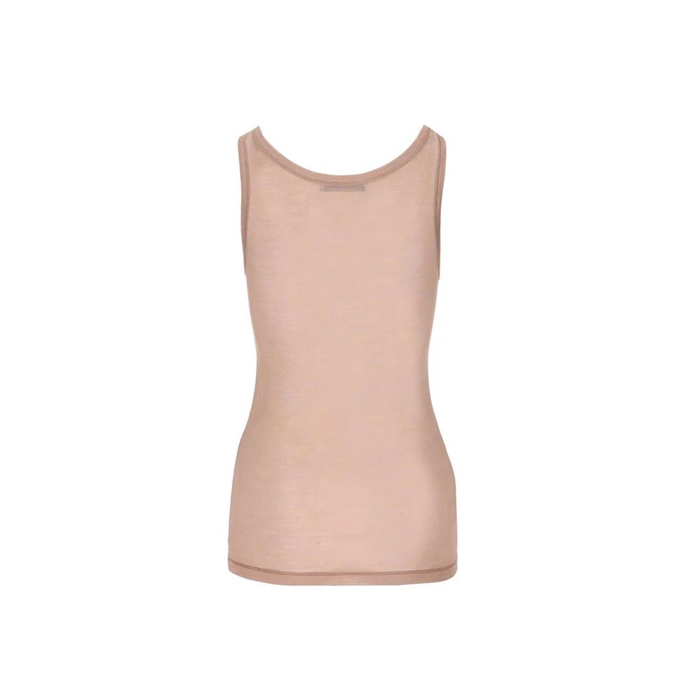 Camiseta Sin Mangas De Seda Multicolor Prada Italiana