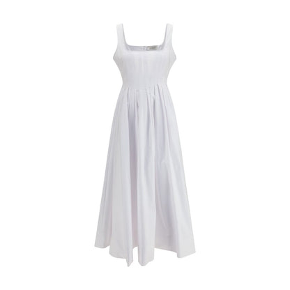 Robe décontractée Max Mara en coton blanc