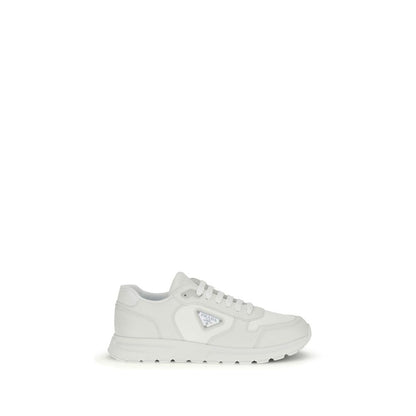 Prada Recycled Polyamide White Sneakers