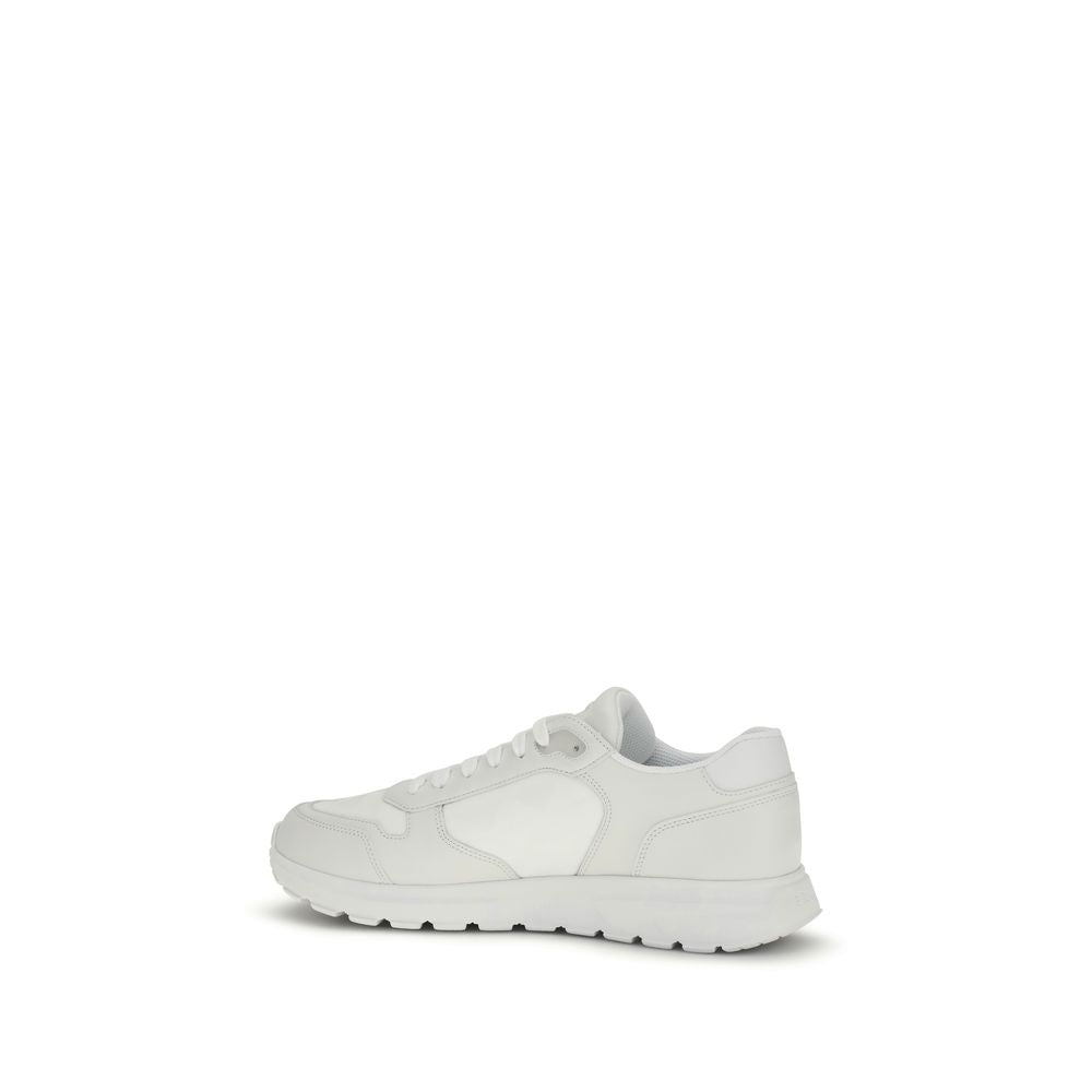 Prada Recycled Polyamide White Sneakers
