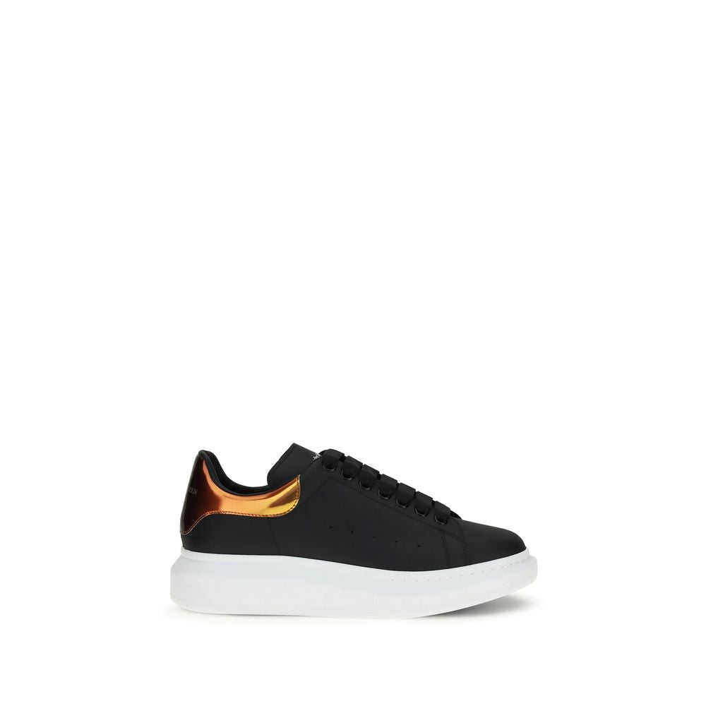 Alexander McQueen Zapatillas Plataforma Bos Taurus Cuero Negro
