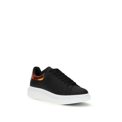 Alexander McQueen Zapatillas Plataforma Bos Taurus Cuero Negro
