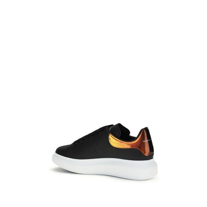 Alexander McQueen Zapatillas Plataforma Bos Taurus Cuero Negro