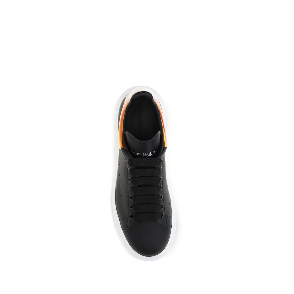 Alexander McQueen Zapatillas Plataforma Bos Taurus Cuero Negro