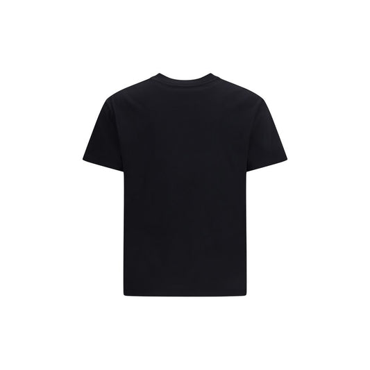 Camiseta de algodón negra Valentino Garavani