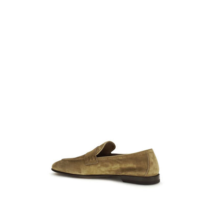 Mocasines sin cordones Bally de piel de becerro beige Bos Taurus