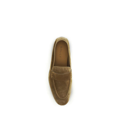 Mocasines sin cordones Bally de piel de becerro beige Bos Taurus