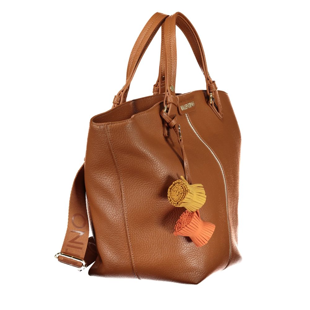 Bolso de mujer de poliuretano marrón Mario Valentino