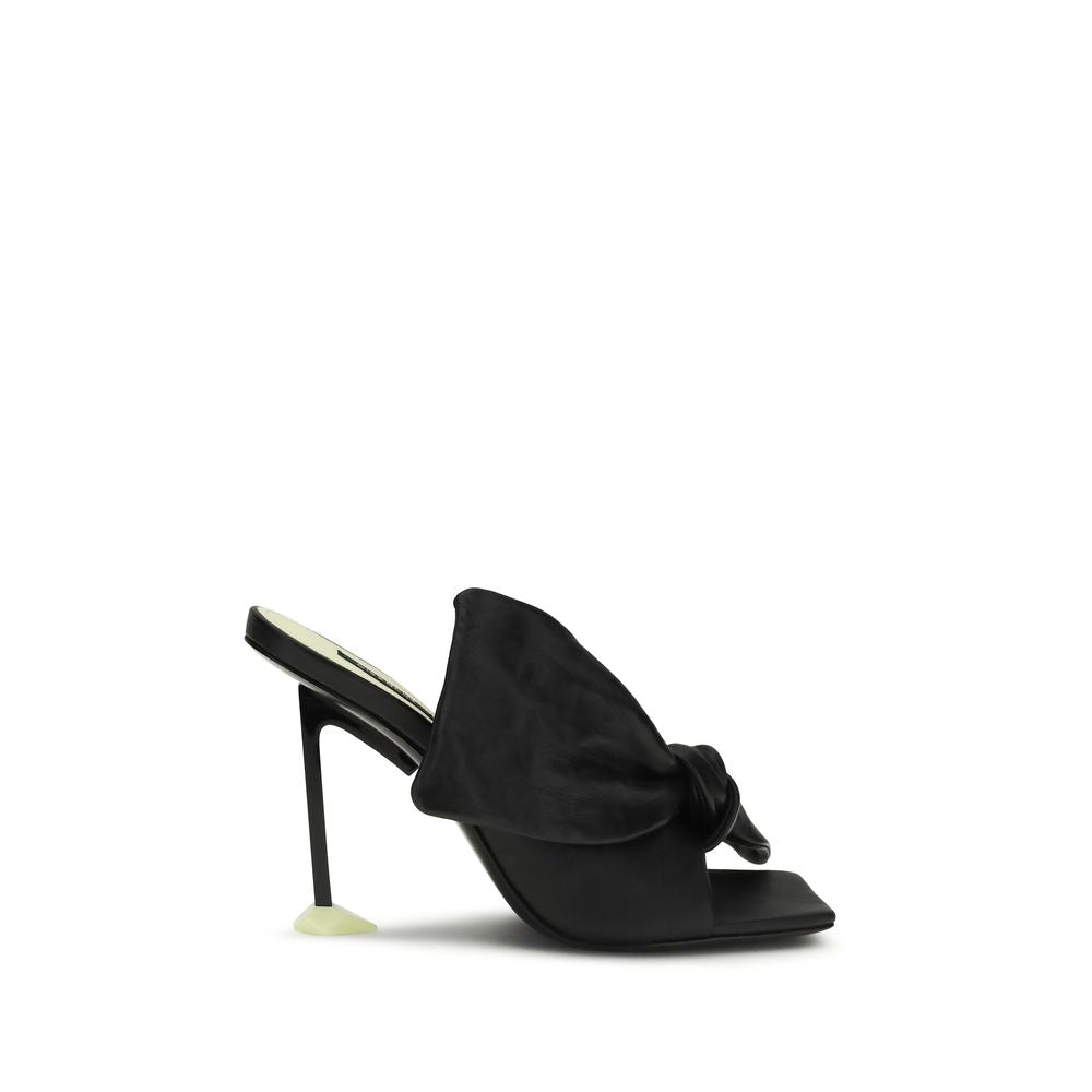 Mules Givenchy de piel de cordero negra Ovis Aries