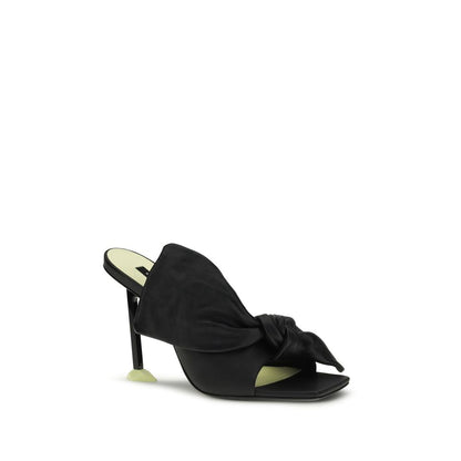 Mules Givenchy de piel de cordero negra Ovis Aries