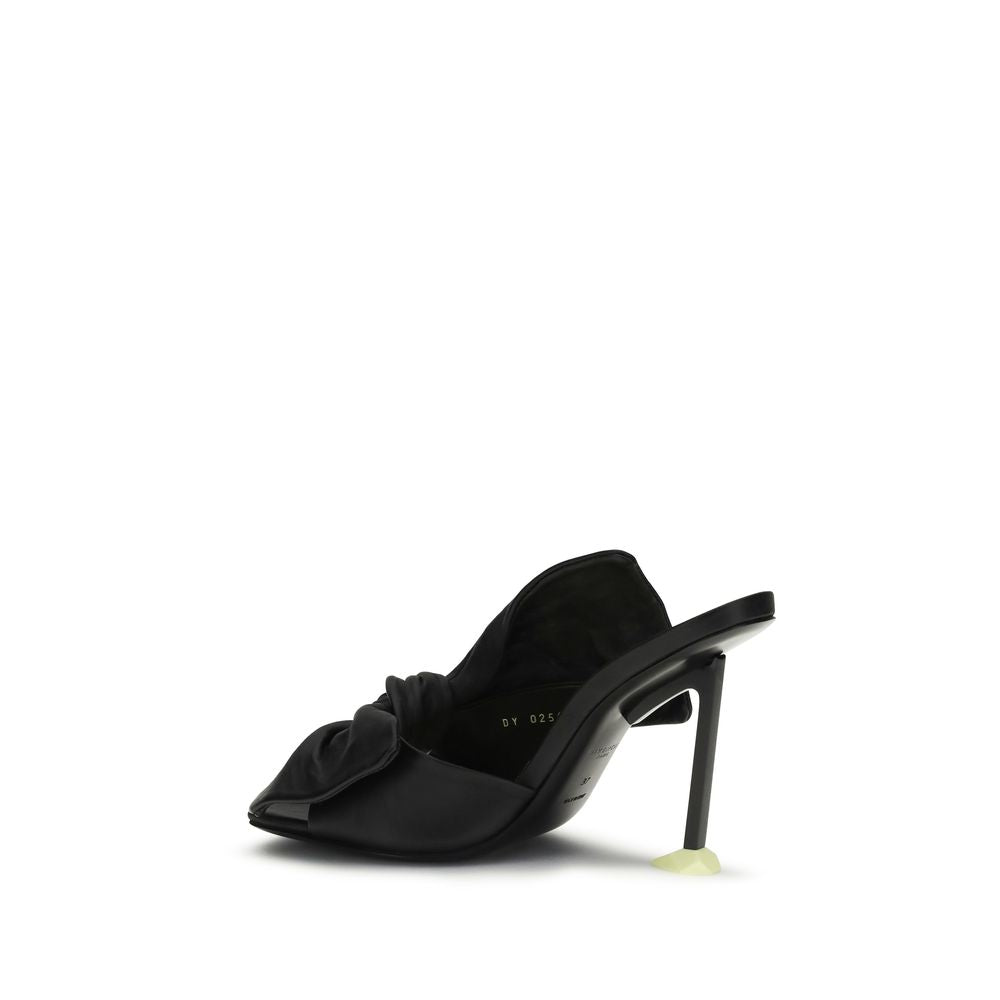 Mules Givenchy de piel de cordero negra Ovis Aries