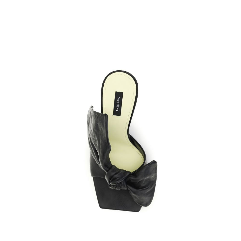 Mules Givenchy de piel de cordero negra Ovis Aries