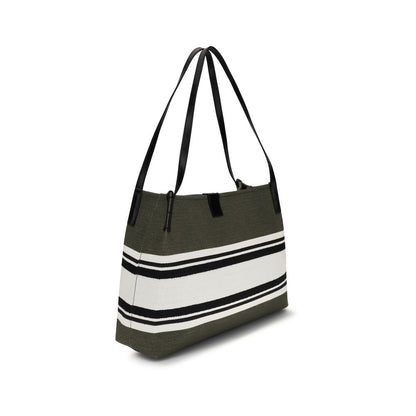 Bolso de Hombro Balmain de Algodón Negro