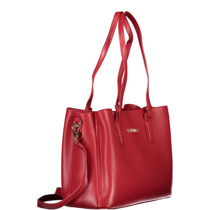 Bolso de poliuretano rojo para mujer Mario Valentino