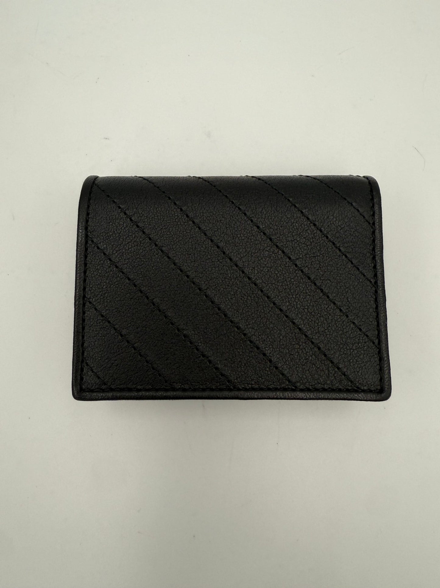 Portefeuille compact Gucci modèle GG Blondie en noir